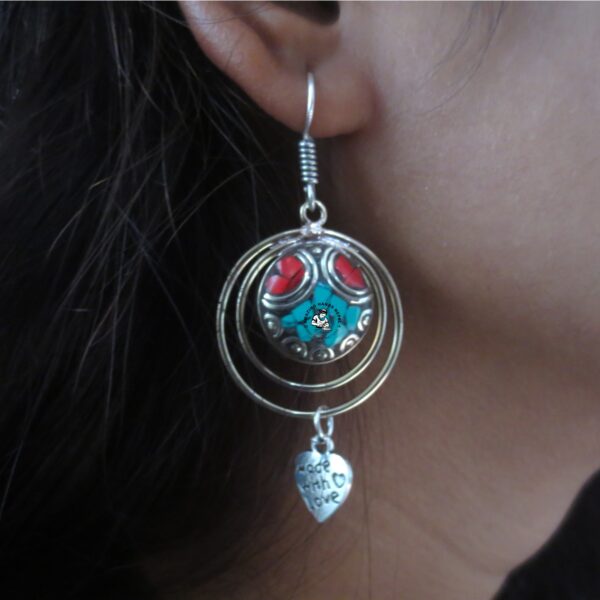 Unique Tibetan Artisanal Fashion Earring