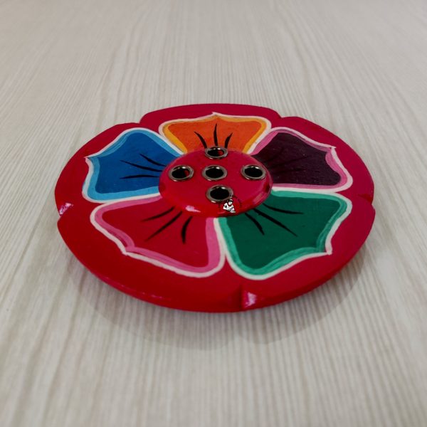 Bhutanese Painted Incense Holder Buddhist Painted Incense Holder