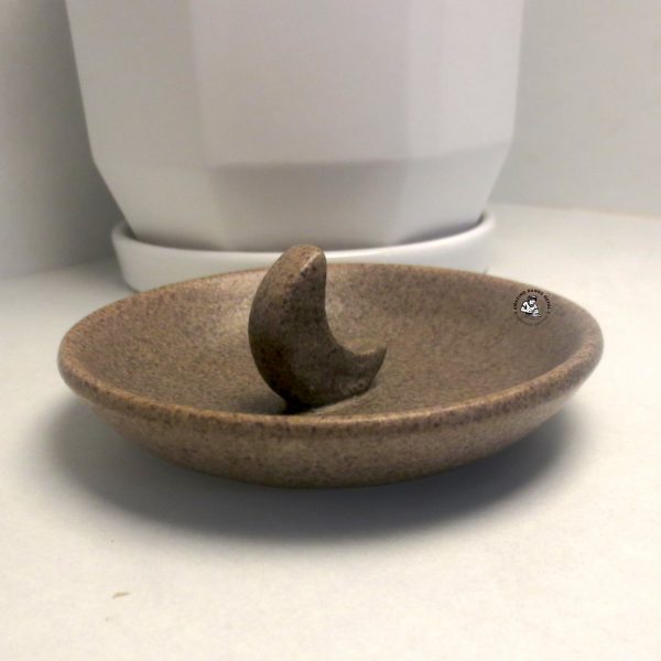 Ceramic Moon Incense Holder Moon Shaped Incense Holder