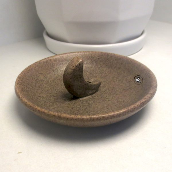Ceramic Moon Incense Holder Moon Shaped Incense Holder