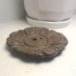 Chocolate Lotus Incense Holder Ceramic Lotus Incense Holder