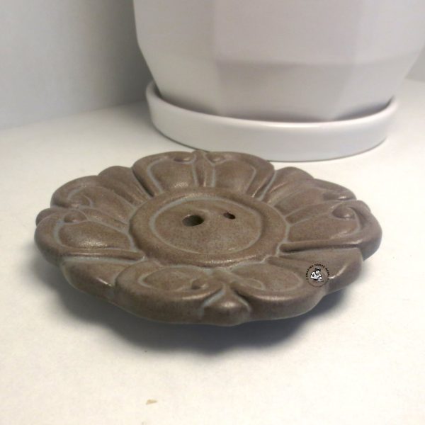 Chocolate Lotus Incense Holder Ceramic Lotus Incense Holder