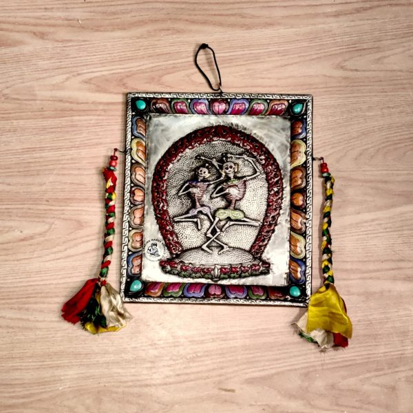Citipati Skeleton Metal Wall Hanging Décor