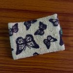 Butterfly Printed Hemp Coin Purse