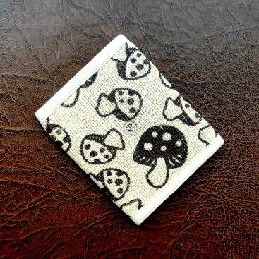 Mushroom Printed Hemp Wallet