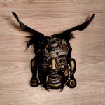 Nepalese Himalayan Tribal Wooden Mask
