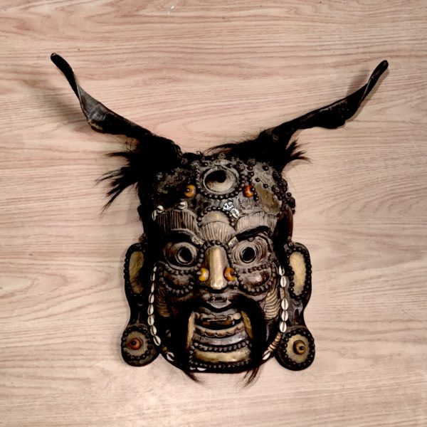 Nepalese Himalayan Tribal Wooden Mask