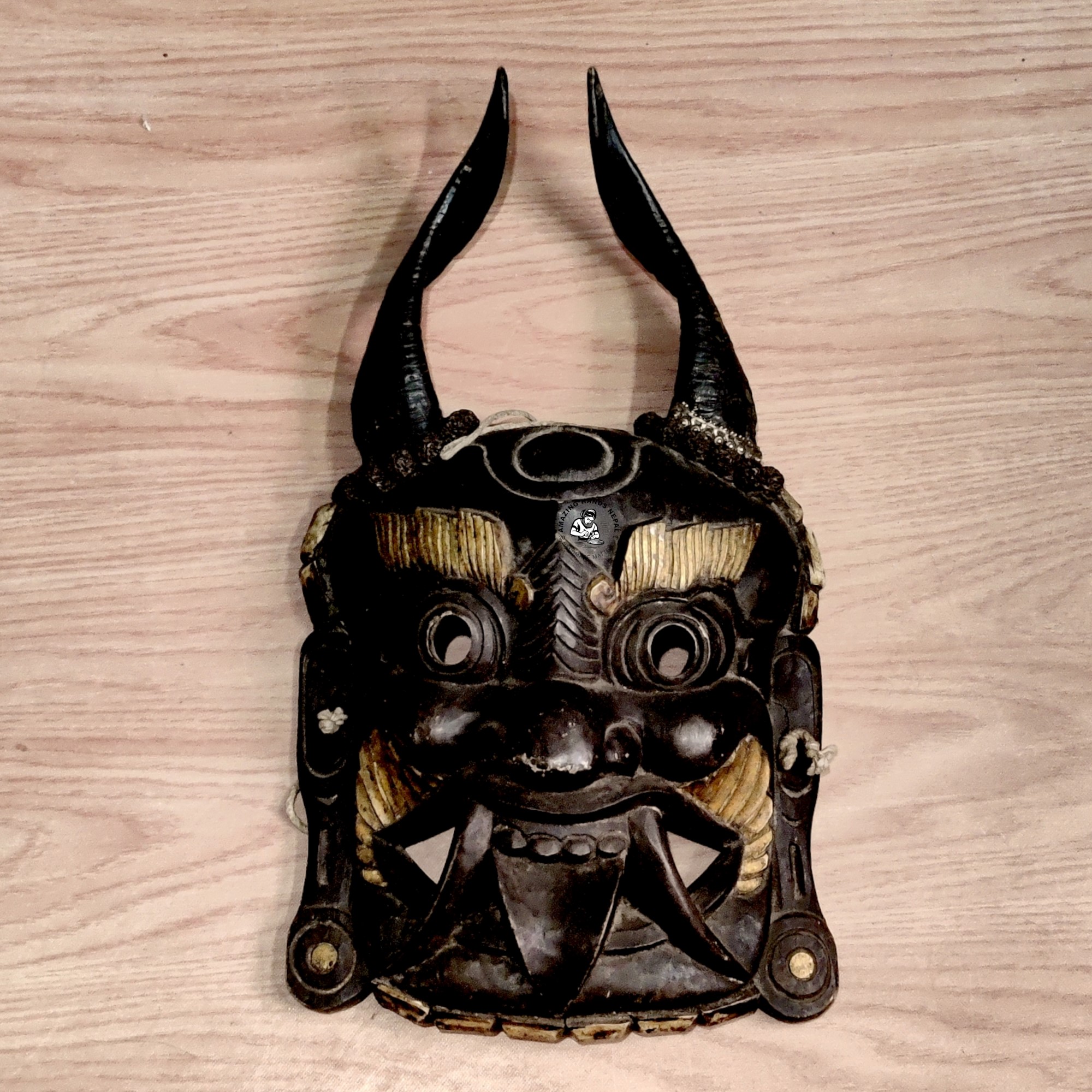Angry Mahakala Mask Wall Hanging