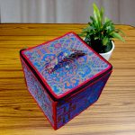 Colorful Brocade Box Bag