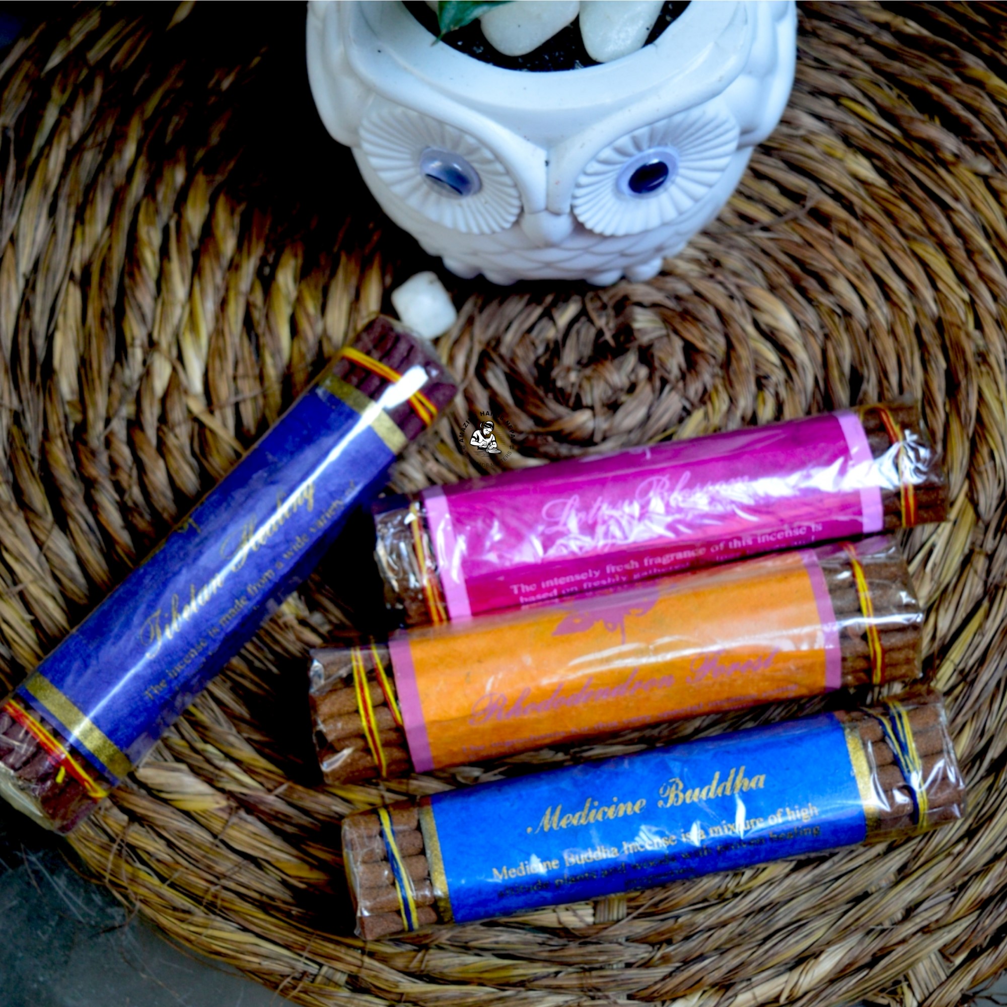 Khachoe Ghakyl Ling Nunnery Pure Land Incense Roll - Set of 4