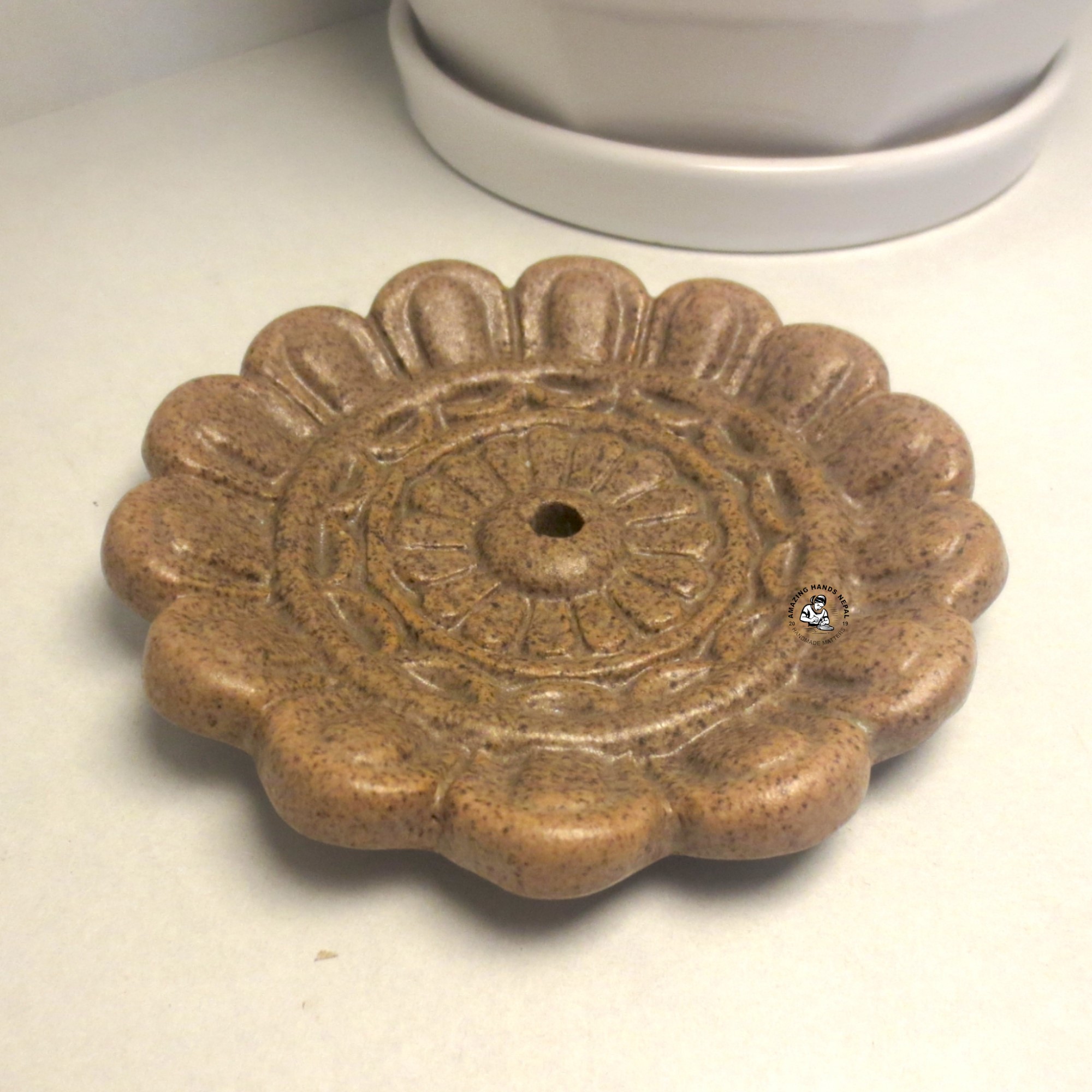 Tibetan Ceramic Incense Plate