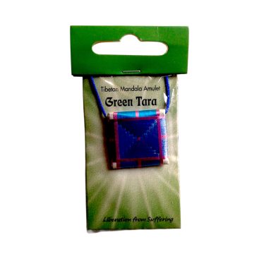 Tibetan Mandala Talisman Amulet Green Tara