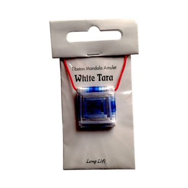 Buddhist Tibetan Mandala Amulet White Tara