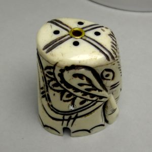 White Bone Elephant Incense Holder