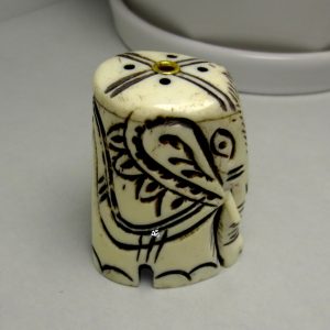 White Bone Elephant Incense Holder
