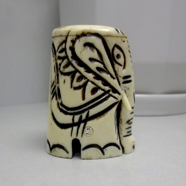 White Bone Elephant Incense Holder