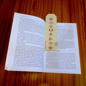 Buddhist Auspicious Symbol Printed Bookmark