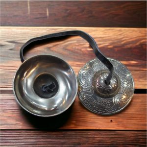 Black Antiqued Buddhist Symbol Tibetan Tingsha