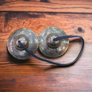 Black Antiqued Buddhist Symbol Tibetan Tingsha