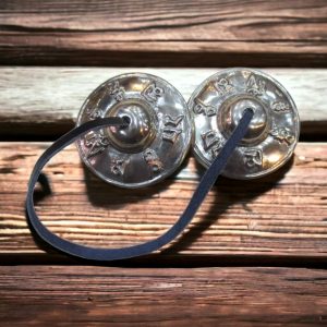 Black Antiqued Buddhist Symbol Tibetan Tingsha
