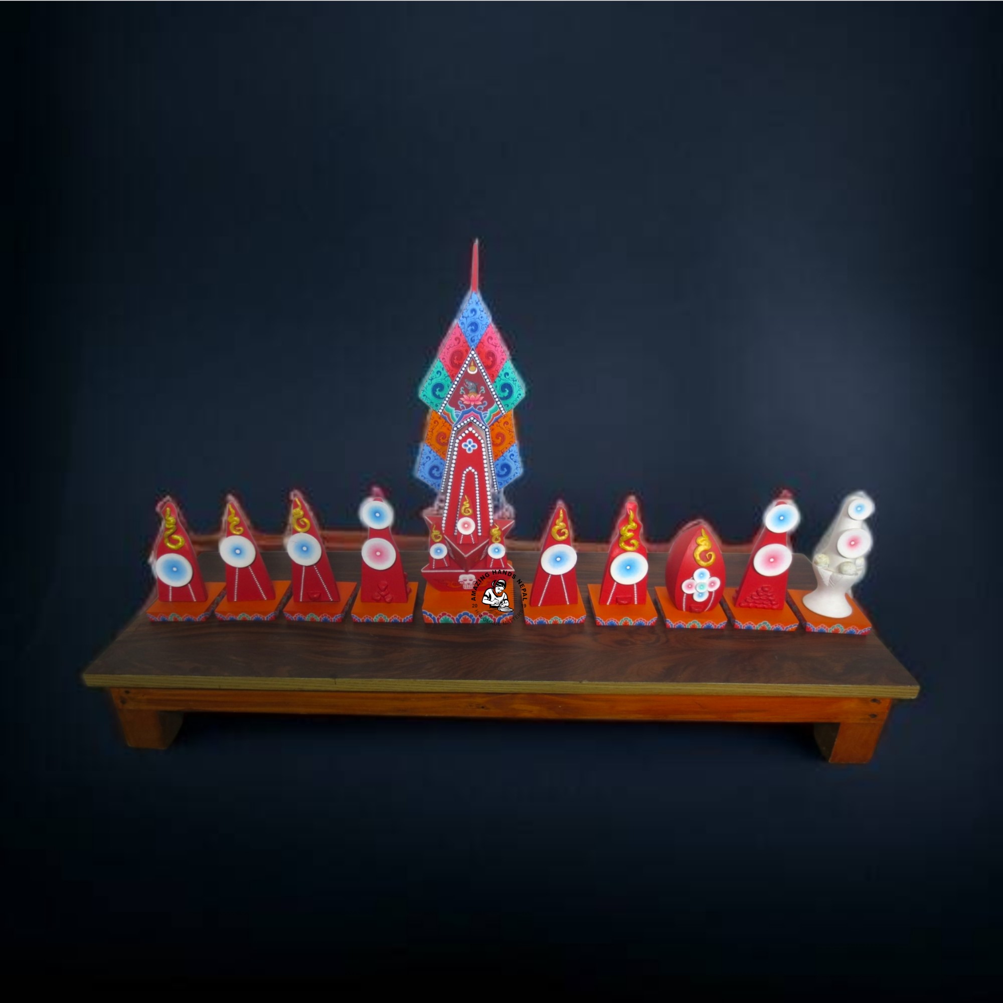 Dudjom Tersar Troma Torma 10 Pieces Set