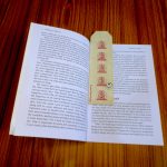 Five Dhyani Buddha Paper Bookmark