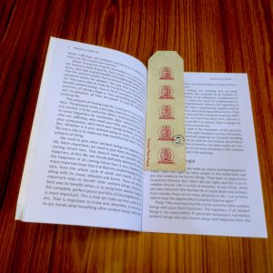 Five Dhyani Buddha Paper Bookmark
