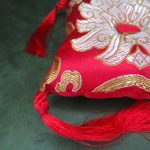 Lotus Flower Brocade Singing Bowl Cushion