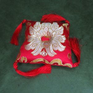 Lotus Flower Brocade Singing Bowl Cushion