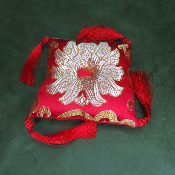Lotus Flower Brocade Singing Bowl Cushion