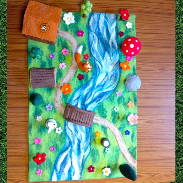 Wool Felt Crafted Playmat