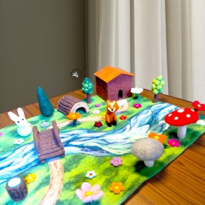 Wool Felt Crafted Playmat