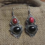 Himalayan Tibetan Fashion Earring Himalayan Tibetan Stone Earrings