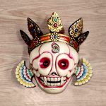 Himalayan Citipati Wall Hanging Mask