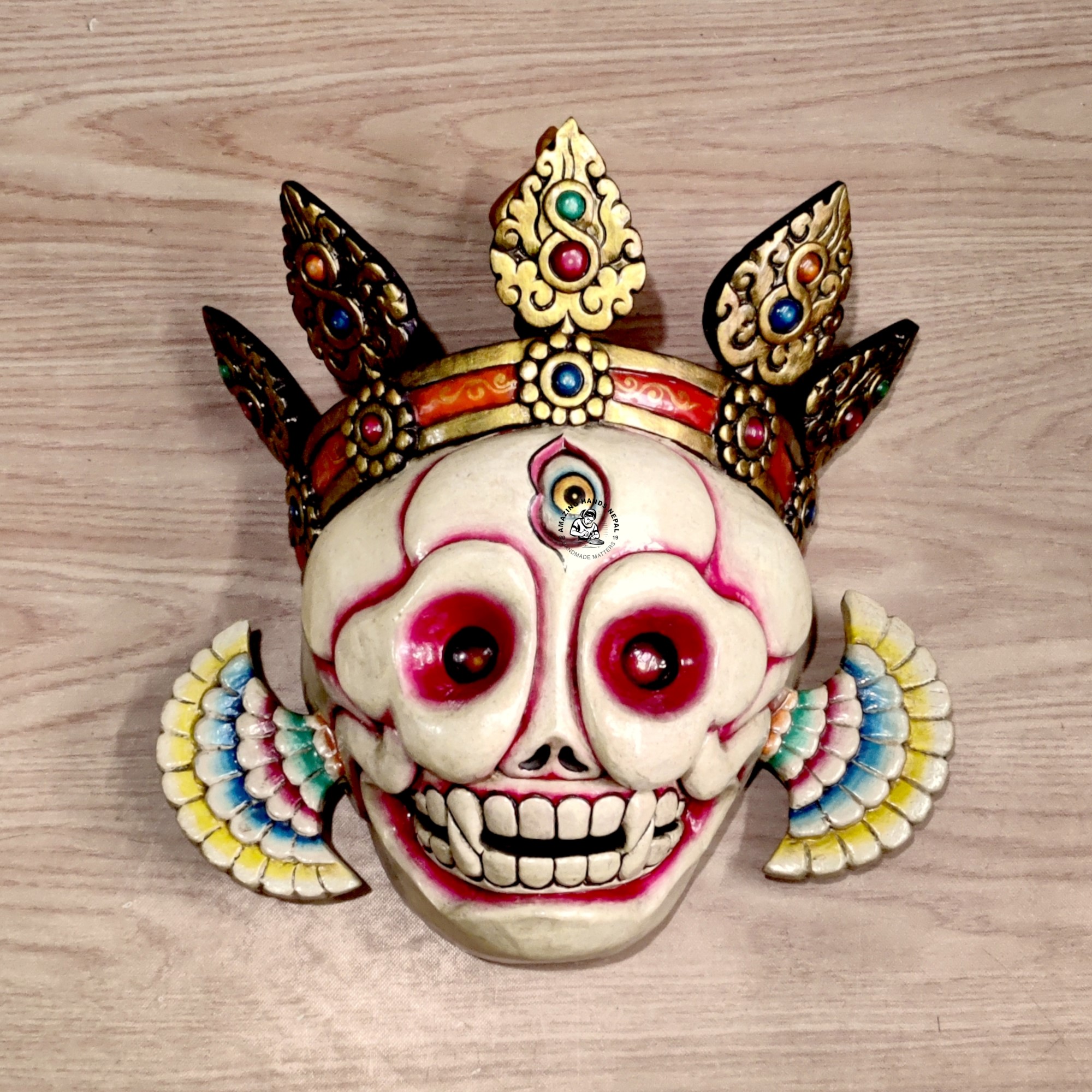 Himalayan Citipati Wall Hanging Mask