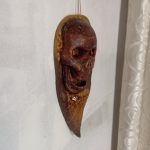 Tibetan Metal Kapala Skull Wall Hanging