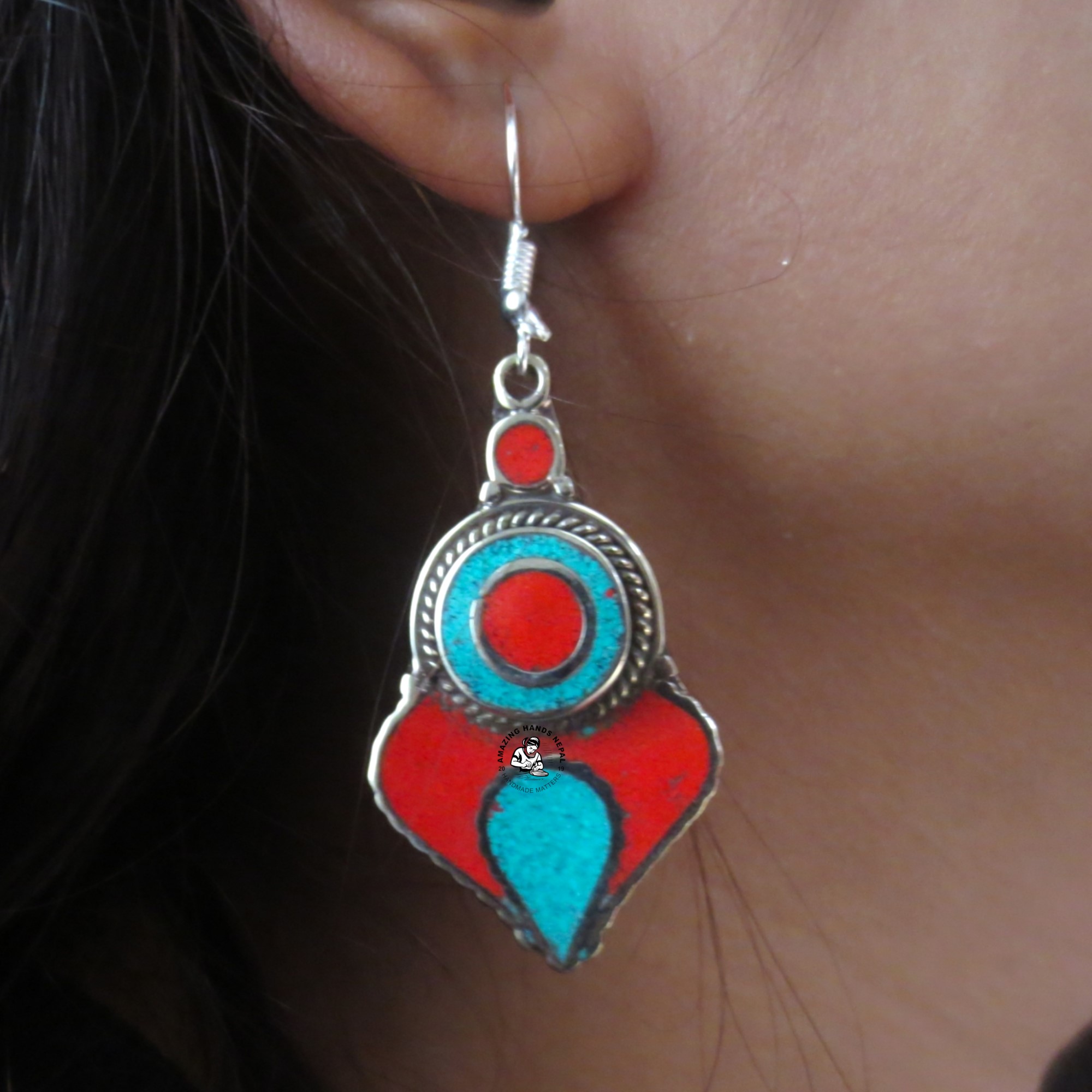 Himalayan Tibetan Fashion Earrings