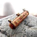 Tibetan Tantrik Ghau 8.5x3 Tibetan Tantrik Copper Ghau