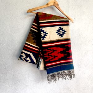 Nepali Dhaka Pattern Woolen Shawl