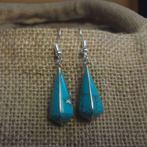 Himalayan Tibetan Water Drop Earrings