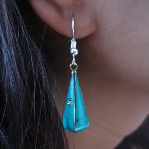 Himalayan Tibetan Water Drop Earrings