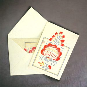 Unique Flower Greeting Card