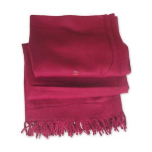 Woolen Monk Maroon Color Shawl