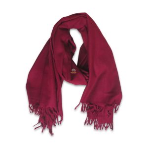 Woolen Monk Maroon Color Shawl