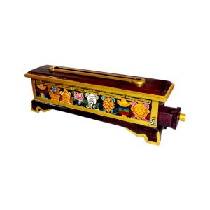 Auspicious Symbols Carving Tibetan Incense Burner