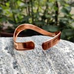 Copper Handcrafted Tibetan Zig-Zag Bracelet