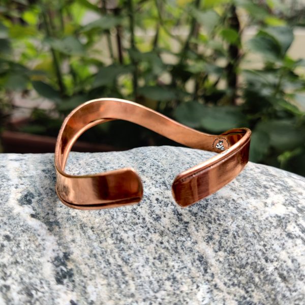 Copper Handcrafted Tibetan Zig-Zag Bracelet
