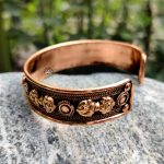 Nepali Handcrafted Copper Tibetan Dorje Cuff Bracelet