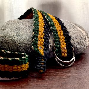 Himalayan Handcrafted Colorful Stripe Hemp Belt