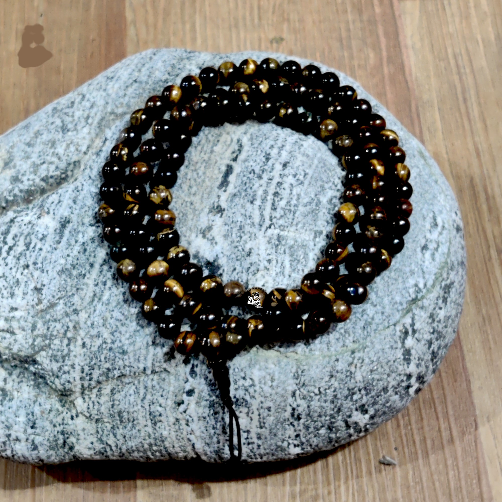 Hand-Knotted Tiger's Eye Japa Mala 108 Beads